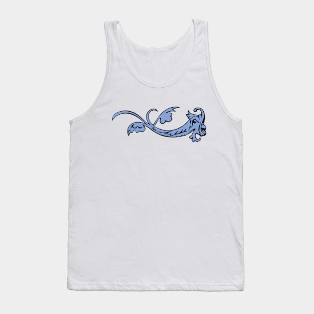 Fish decoration emblem Tank Top by Creative Art Store